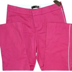 Crosby NWT hot pink pants size 2, white pinstripes